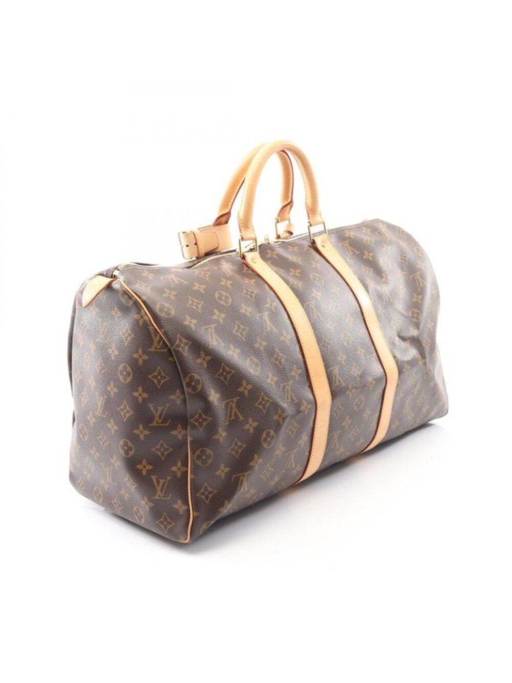 ★SOLD★ Louis Vuitton Boston Bag Keepall 50 Canvas Leather - Picture 2 of 10